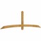 Ekena Millwork Bellingham Timber Gable Bracket, Western Red Cedar, 108"W x 31 1/2"H x 2"D x 4"F, 7/12 Pitch GBW108X31X0204BEL00RWR - alternate 3